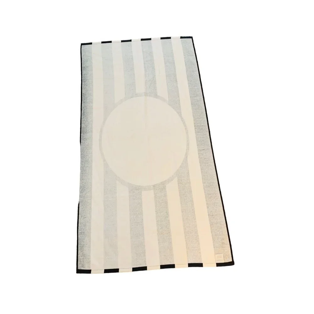 Gin Juice Beach Towel Dre Snoop Black White Striped Terry Cloth Pool Party Gift